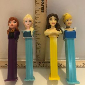 Set of 4 Disney Princess Pez Dispensers